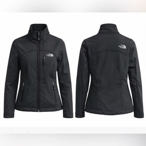 The North Face Black Softshell Jacket Women’s Full Zip Windproof Outdoor small